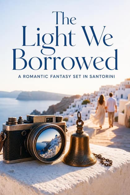 The Light We Borrowed: A Romantic Fantasy Set in Santorini cover